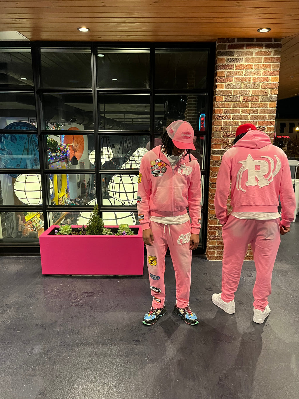 Racing Full-Zip Jacket (Pink)