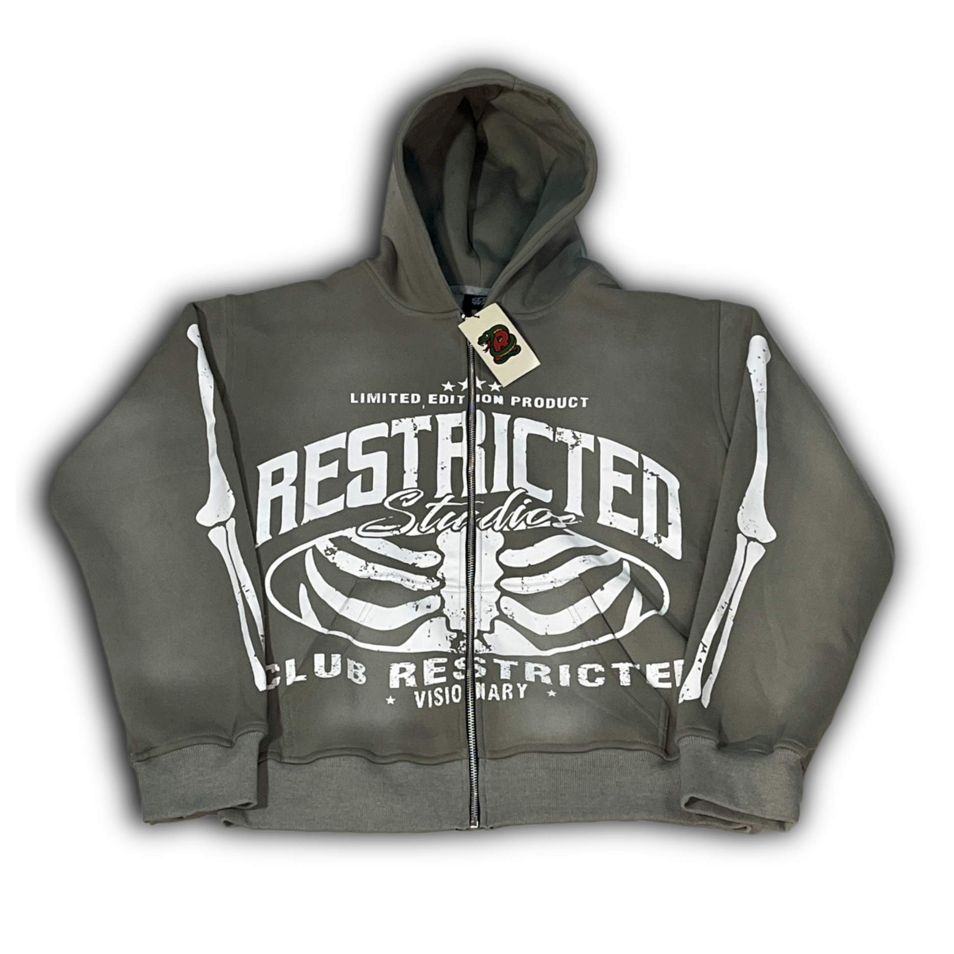 Stone Gray Full-Zip