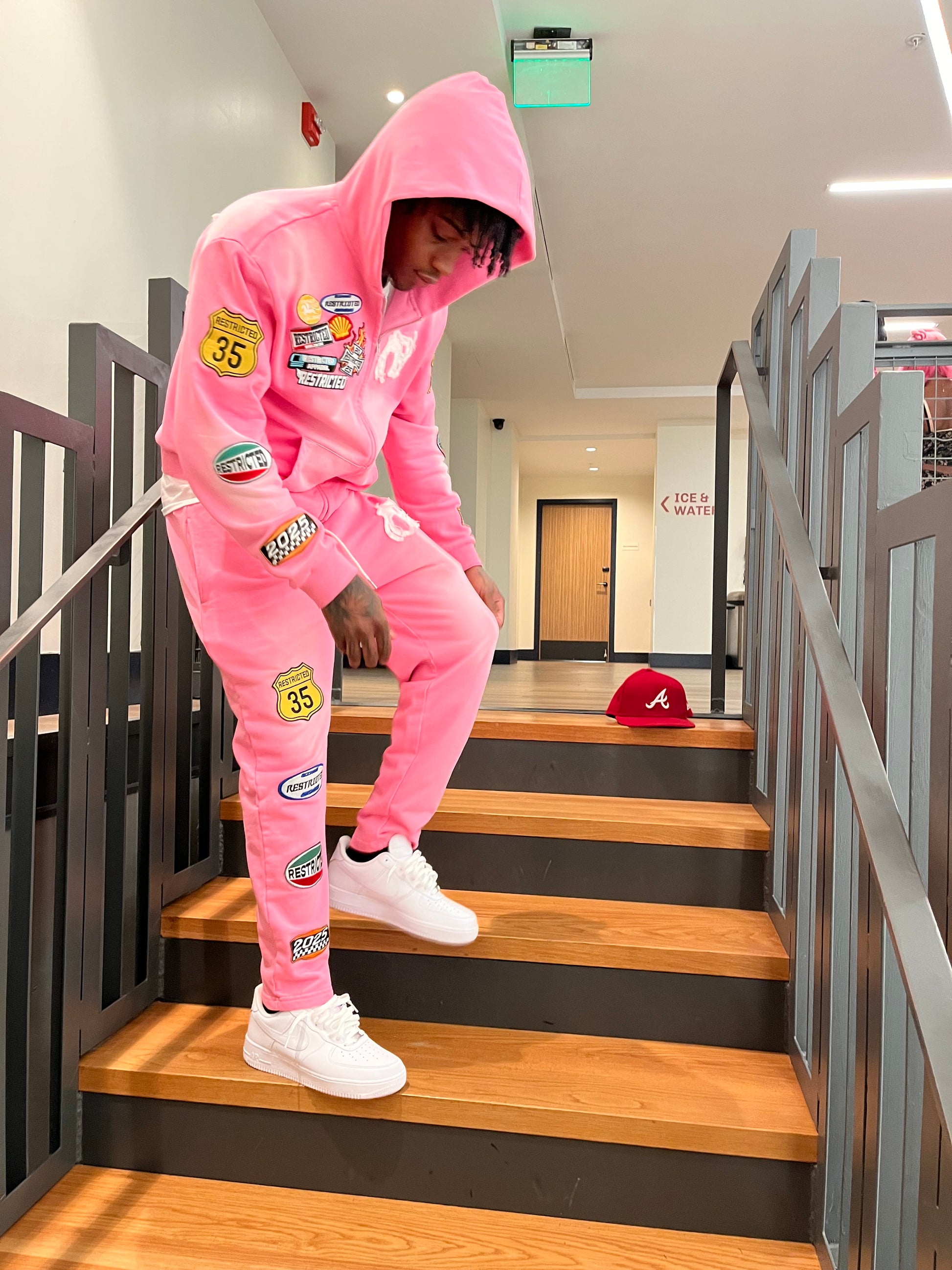 Racing Full-Zip Jacket (Pink)
