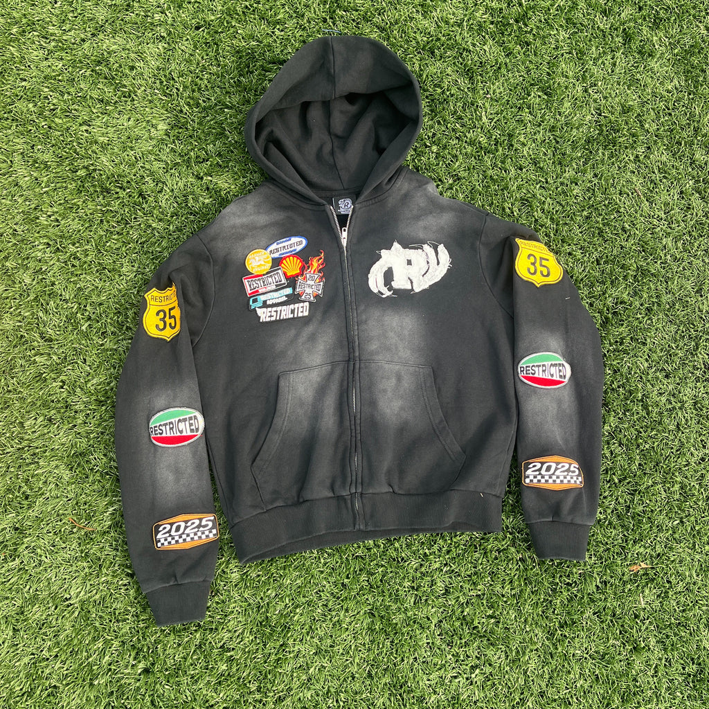 Racing Full-Zip Jacket (Black)