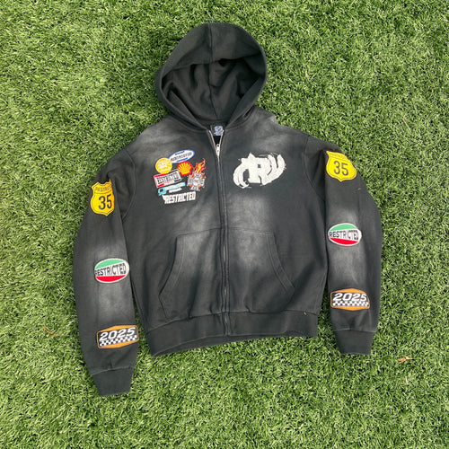 Racing Full-Zip Jacket (Black)