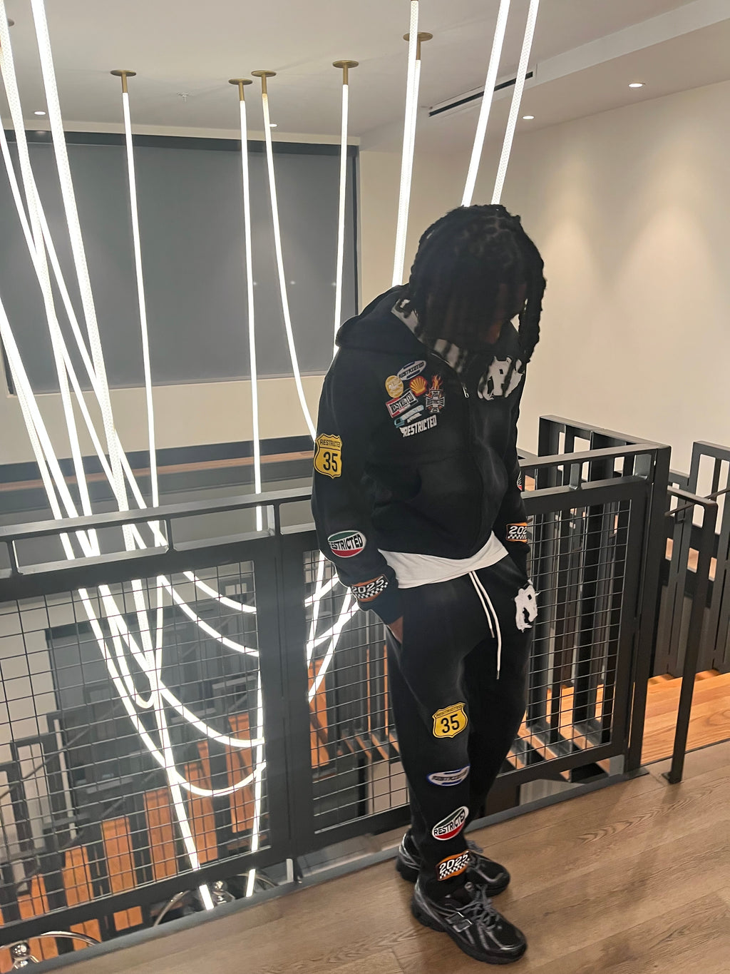 Racing Full-Zip Jacket (Black)