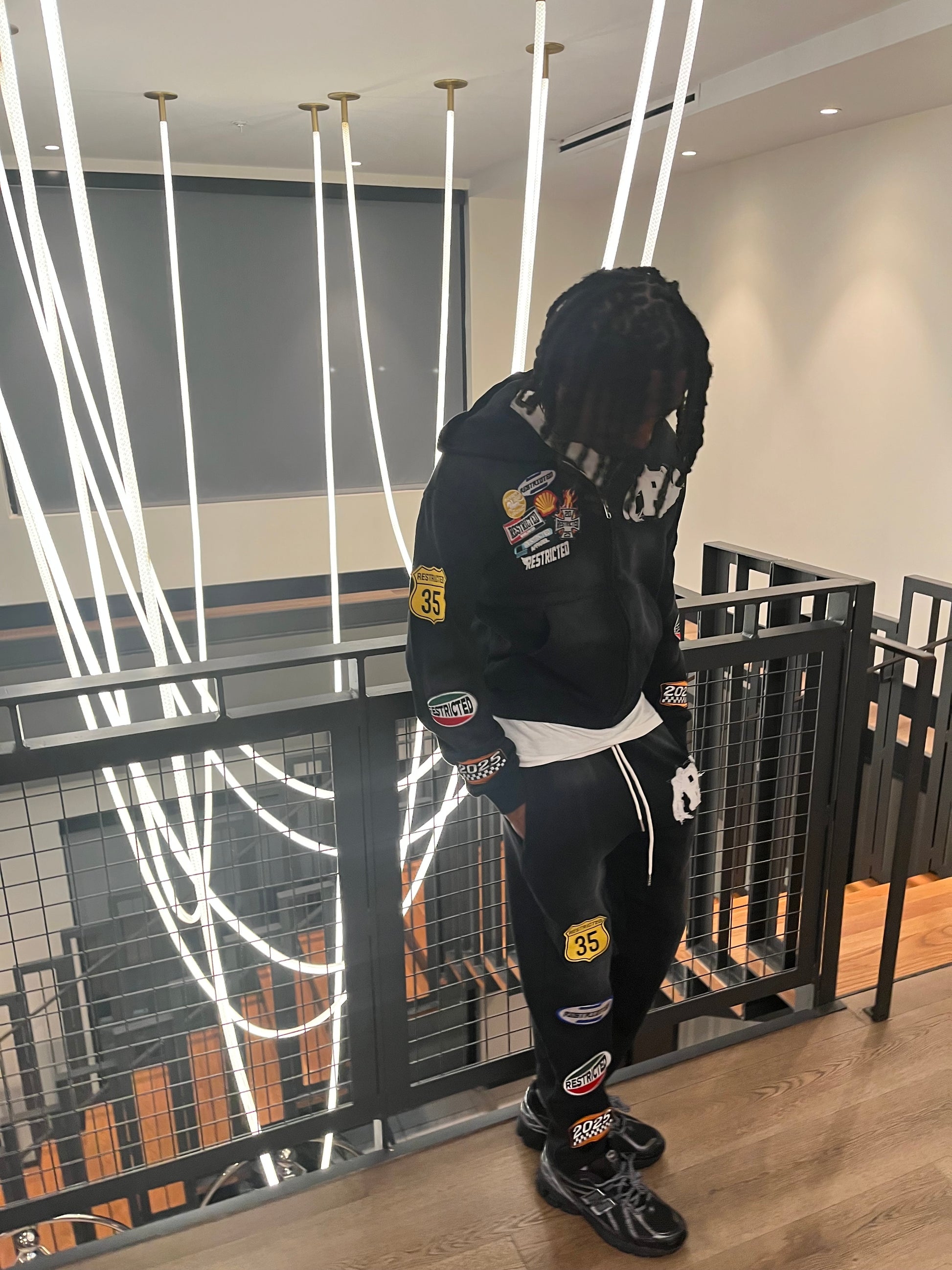 Racing Full-Zip Jacket (Black)