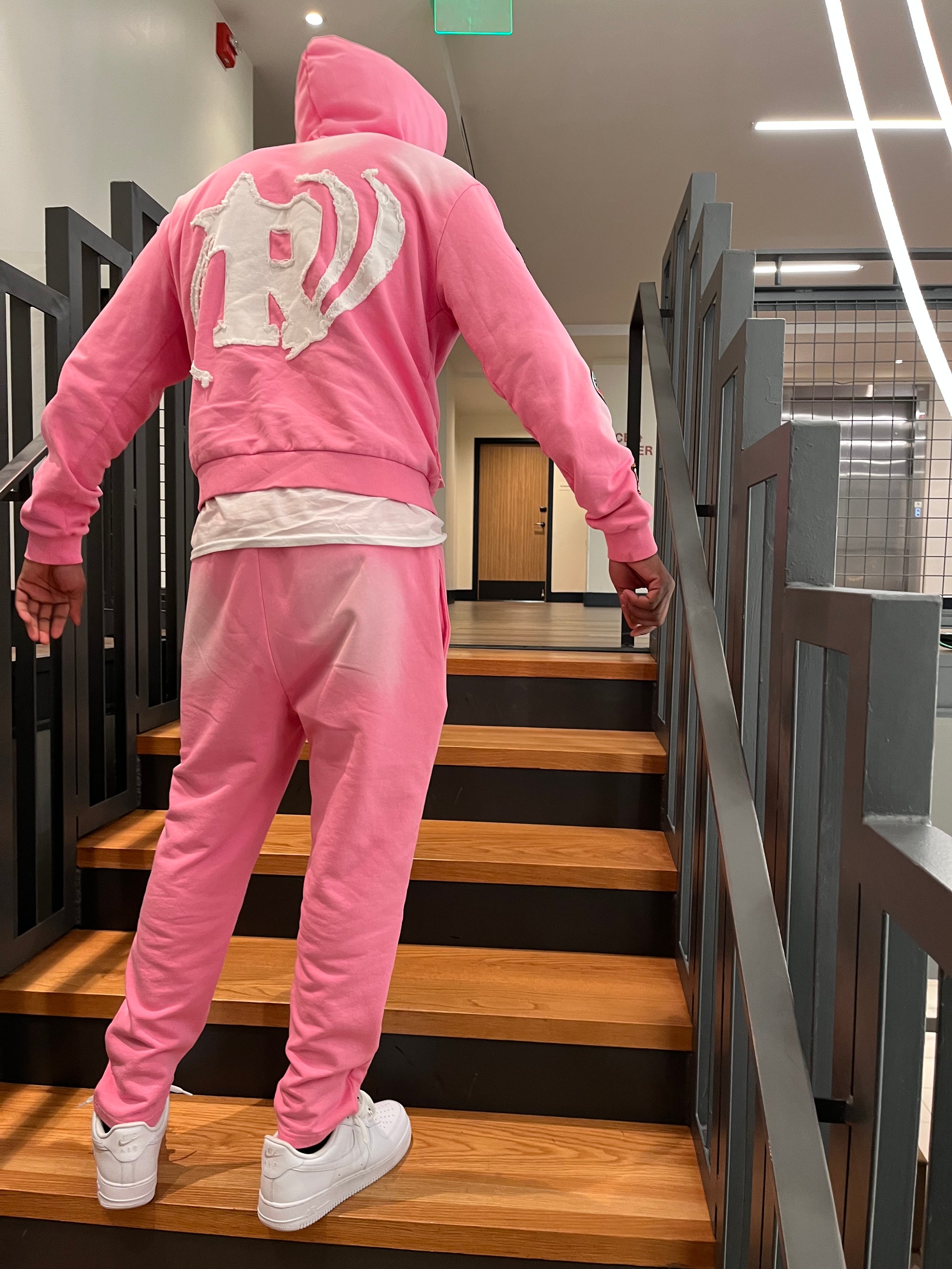 Racing Full-Zip Jacket (Pink)
